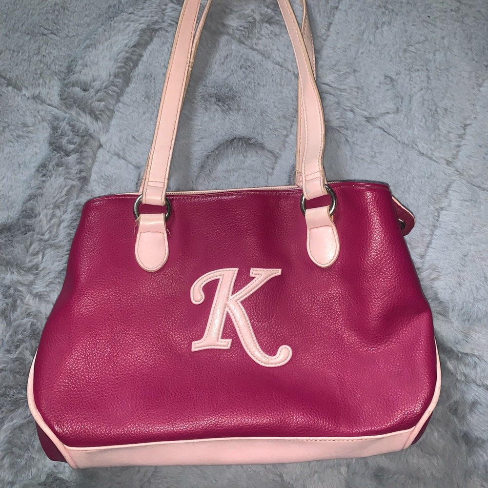 Pink K Purse or Hand Bag